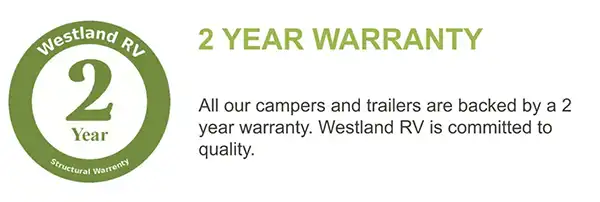 Westland RV 2 year warranty