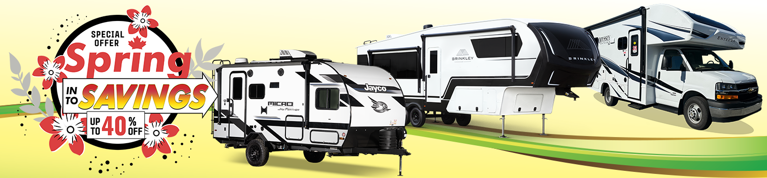 Spring in to savings with Traveland RV